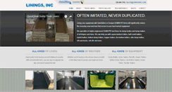 Desktop Screenshot of liningsinc.com